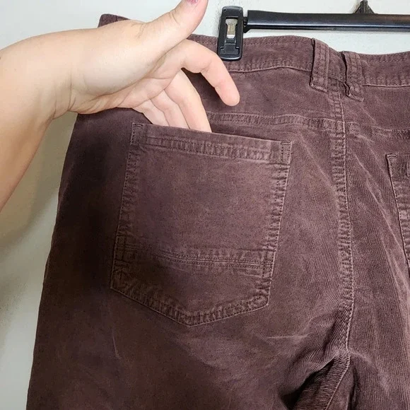 NWT Prana Corduroy Brown Sustainer Men's size